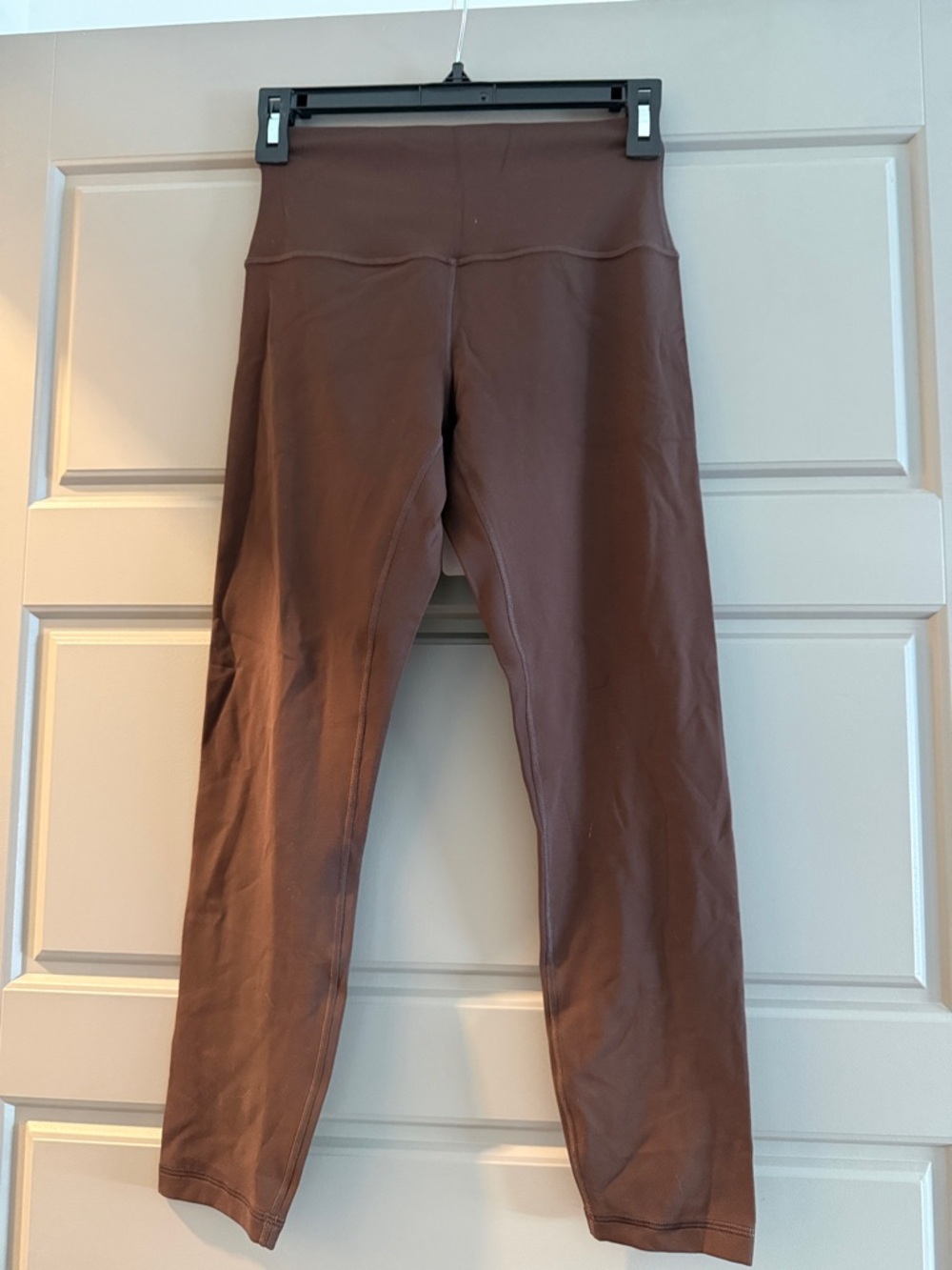 CRZ Yoga High-Waist Brown Cropped Leggings- size S 23” inseam